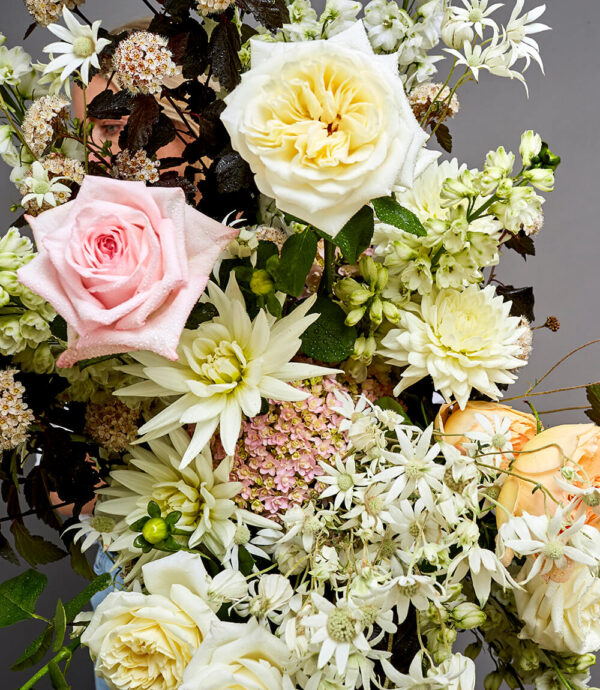 Flora Folia Studio Poetic Bouquet Arrangement - Florists choice close up