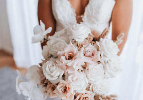 Flora Folia Studio Clients - Ellie & Tristan Wedding Bouquet
