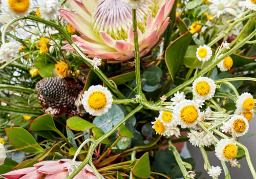 Flora Folia Studio Yallaroo Bouquet Arrangement close up