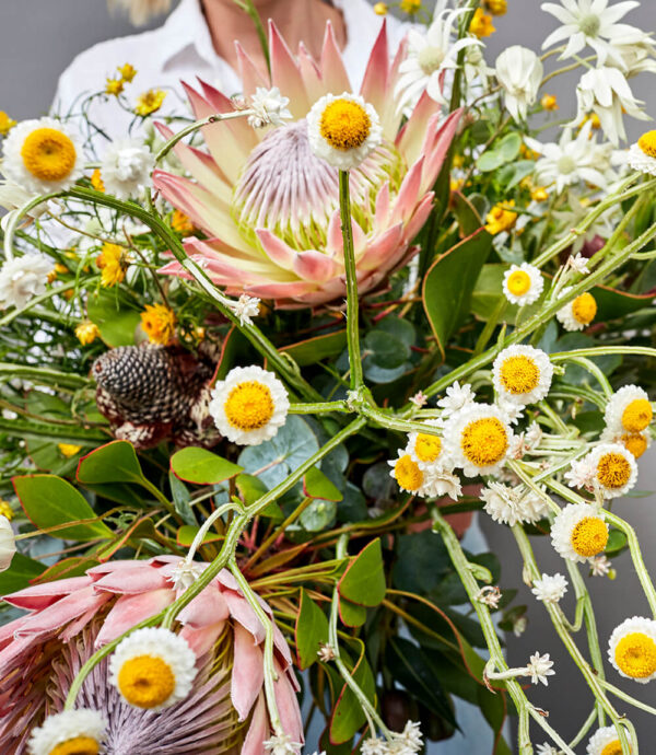Flora Folia Studio Yallaroo Bouquet Arrangement close up
